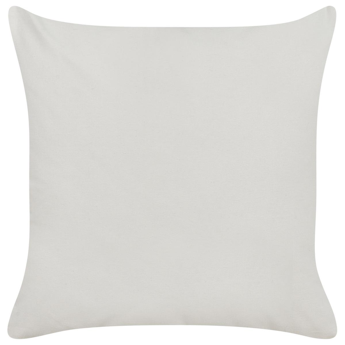 DEKOKISSEN 2er-Set Grün 45/45 cm Trachelium - Grün, Textil (45/45cm) - Beliani