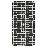 BADEMATTE Modern - Bio - Schwarz Badteppich 60x120 cm - Anthrazit, Textil (60/120cm) - OnlyWow