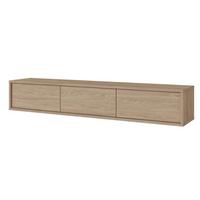 TV-LOWBOARD Moddern Eiche 180 cm - Beige, Holzwerkstoff (180/32/36cm) - Selsey
