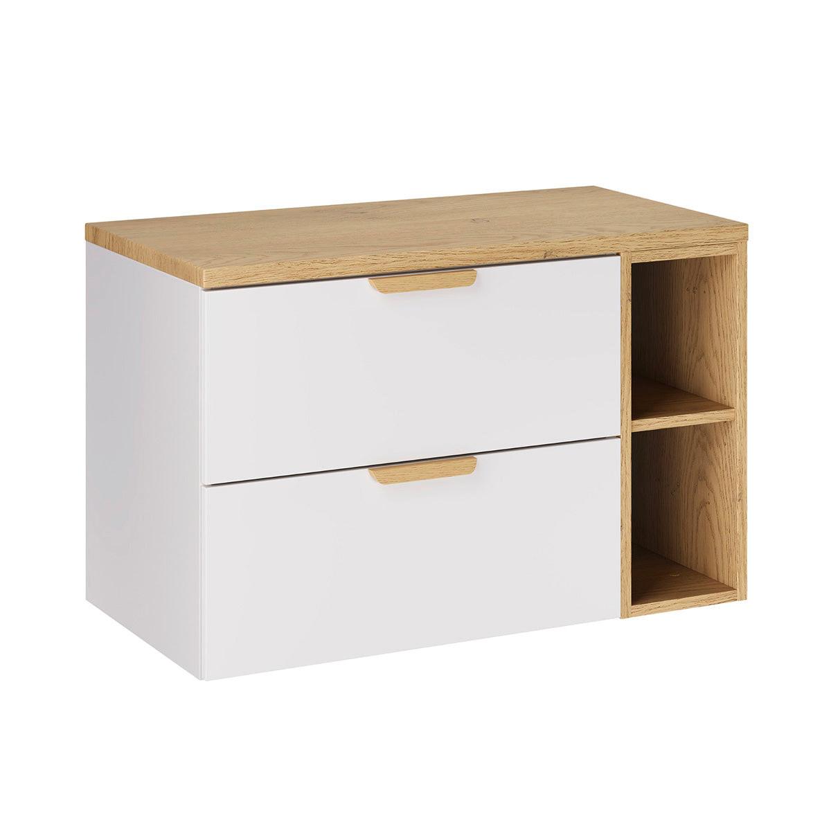 WASCHTISCHUNTERSCHRANK 80.6cm Oria Weiß - Weiß, Holzwerkstoff (80.6/50/46.5cm) - Petits-meubles