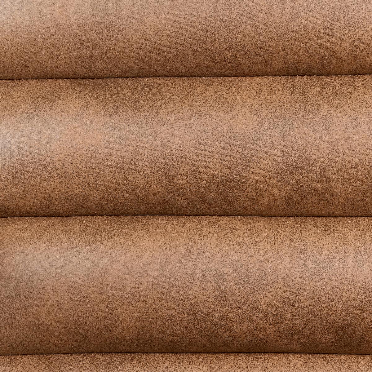 SESSEL Braun Leknes - Hellbraun/Braun, Kunststoff (62/79/74cm) - Beliani