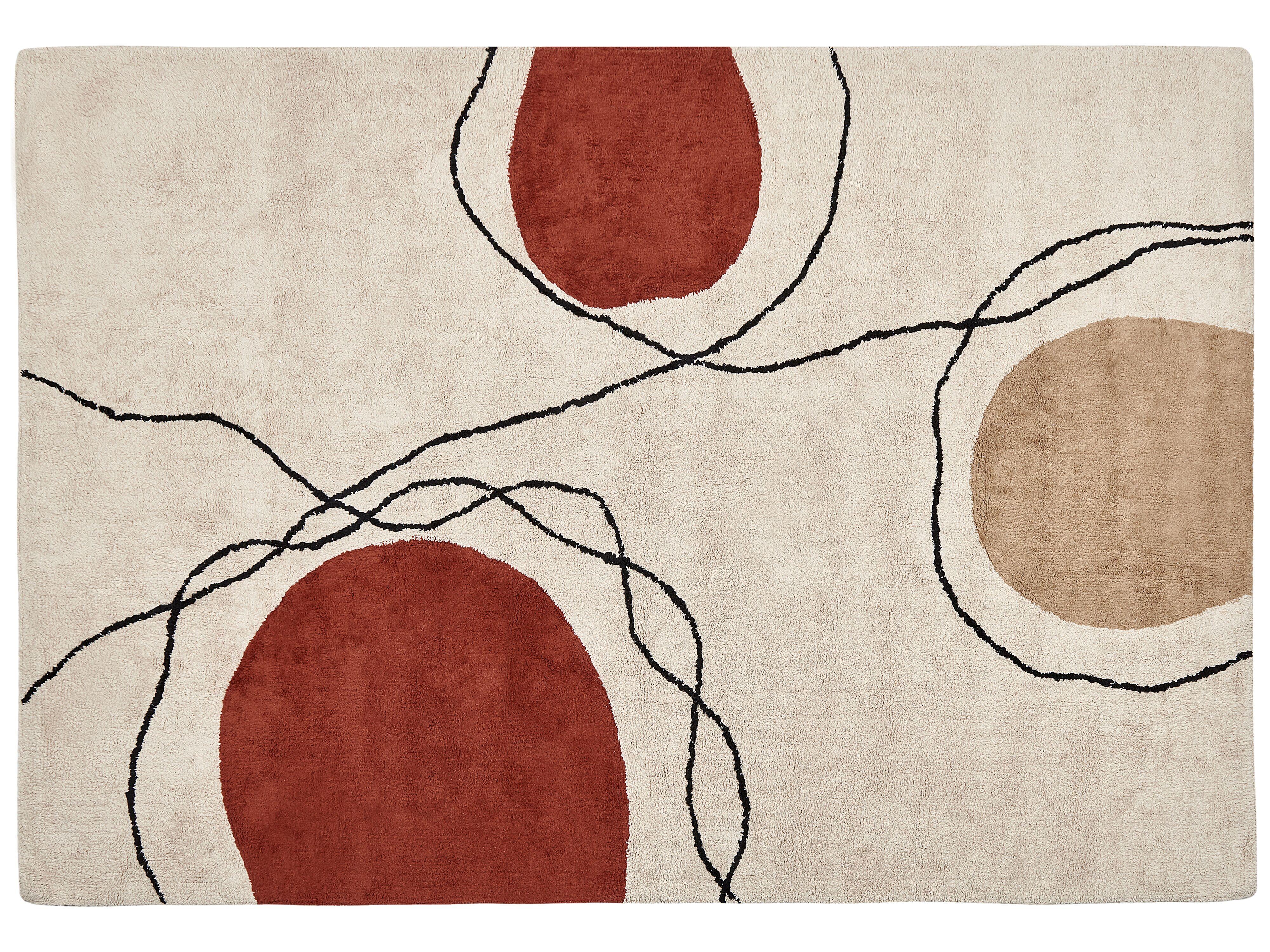 KURZFLOR-TEPPICH Bolat 230/160 cm - Beige, Textil (160/230cm) - Beliani