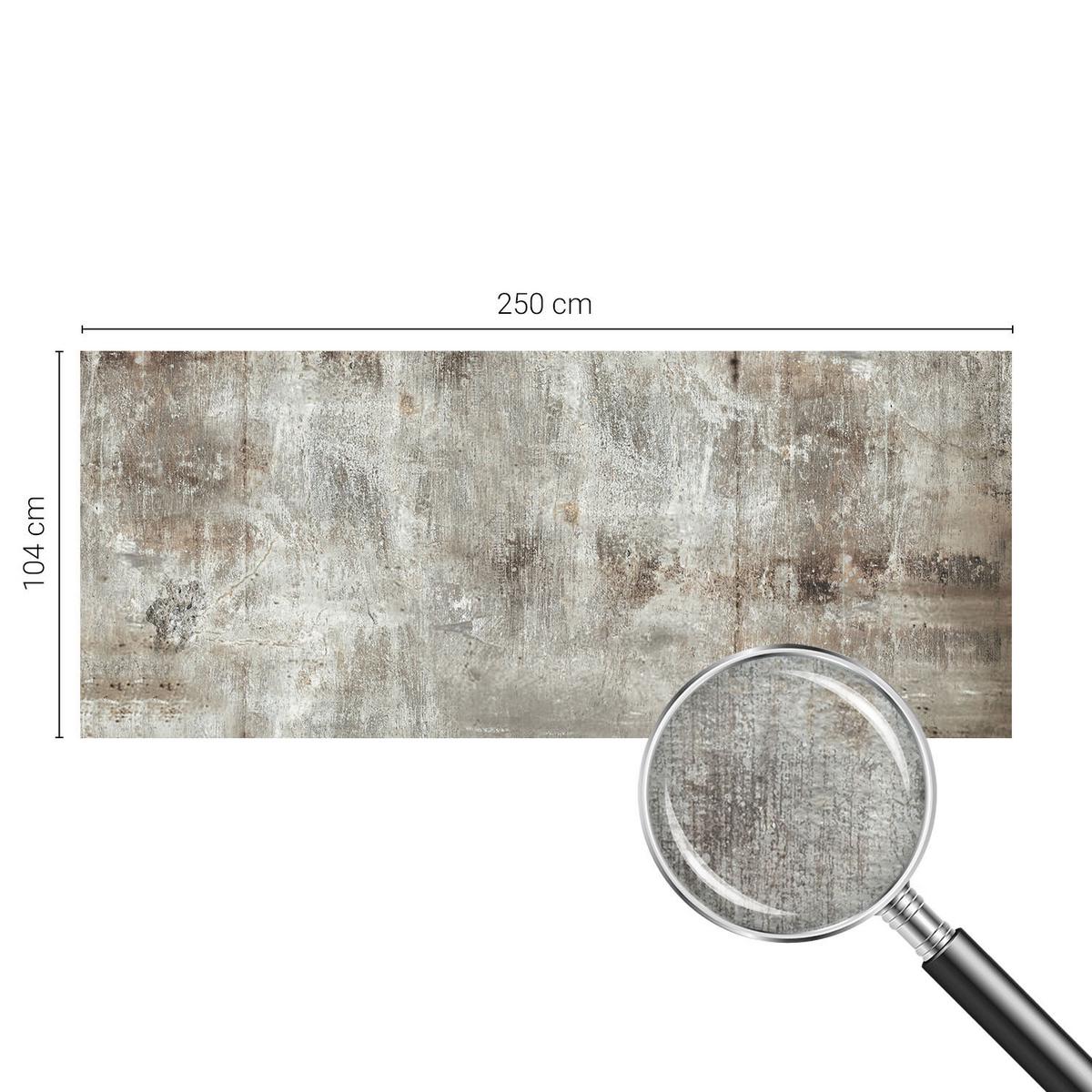 FOTOTAPETE 250x104 cm - Industriefläche - Grau, Textil (250/104cm) - Wallfluent