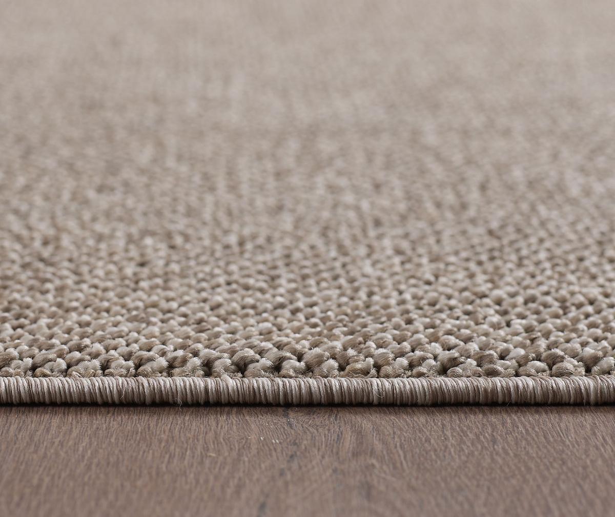 TEPPICH Flachgewebe CIMA in Braun, einfarbig, 200 x 290 cm - Braun, Textil (290/200cm) - KADIMA DESIGN