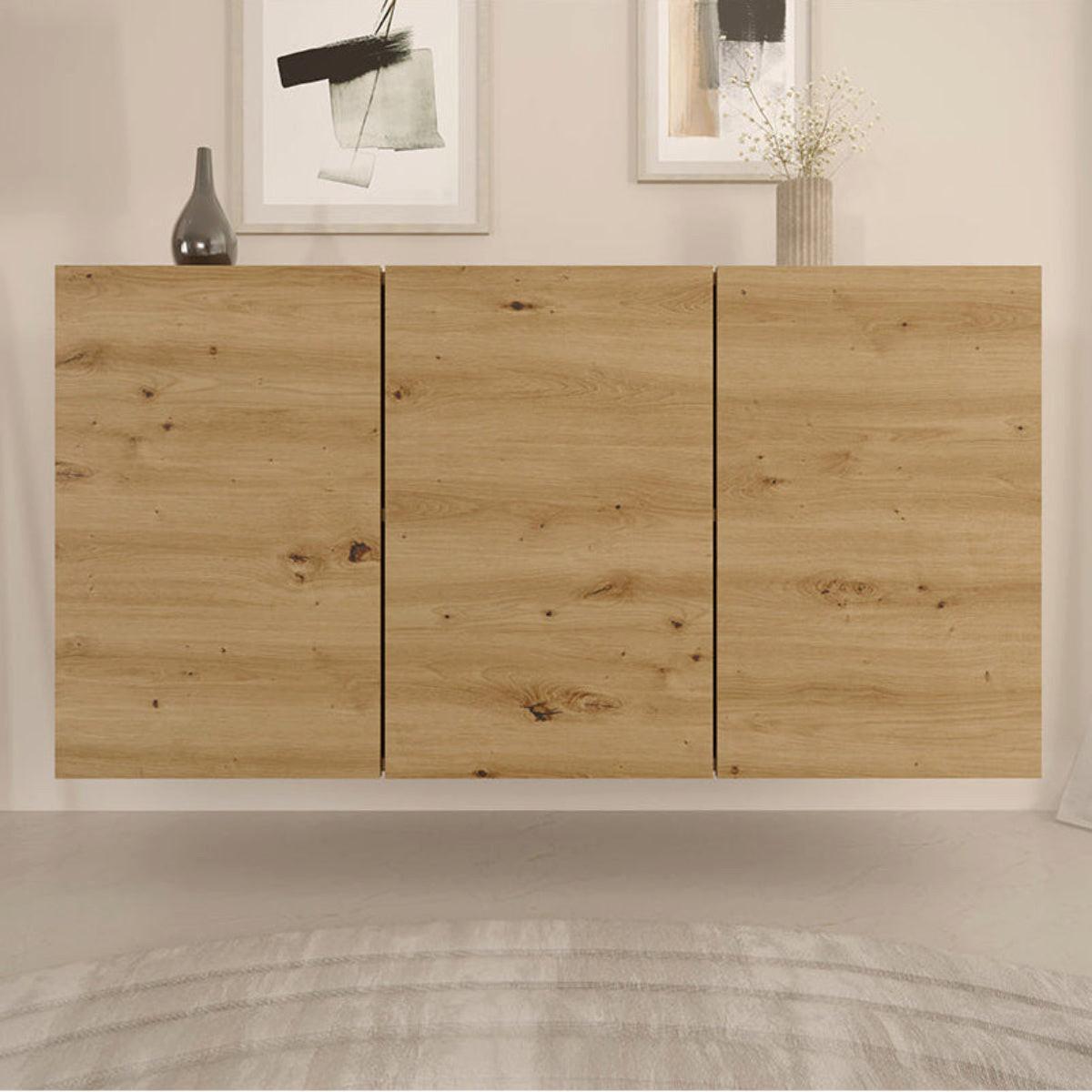 SIDEBOARD Idao Helles Holz - Hellbraun, Holzwerkstoff (160/60/35cm) - Petits-meubles