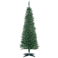 WEIHNACHTSBAUM Christbaum Kunsttanne Tannenbaum mit Beere Metallfuß PET - Grün, Kunststoff (150cm) - HOMCOM