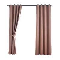 VORHANG 2ER SET »München Dark« HxB 245x145 cm Altrosa - Altrosa, Textil (145/245cm) - Gardinenbox