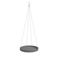BLUMENTOPFUNTERSETZER Hängend 36/3 cm Grau - Grau, Kunststoff (36/3cm) - Ecopots