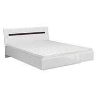 BETT 160/200 Darrel Weiß - Weiß, Holzwerkstoff (160/200cm) - Petits-meubles