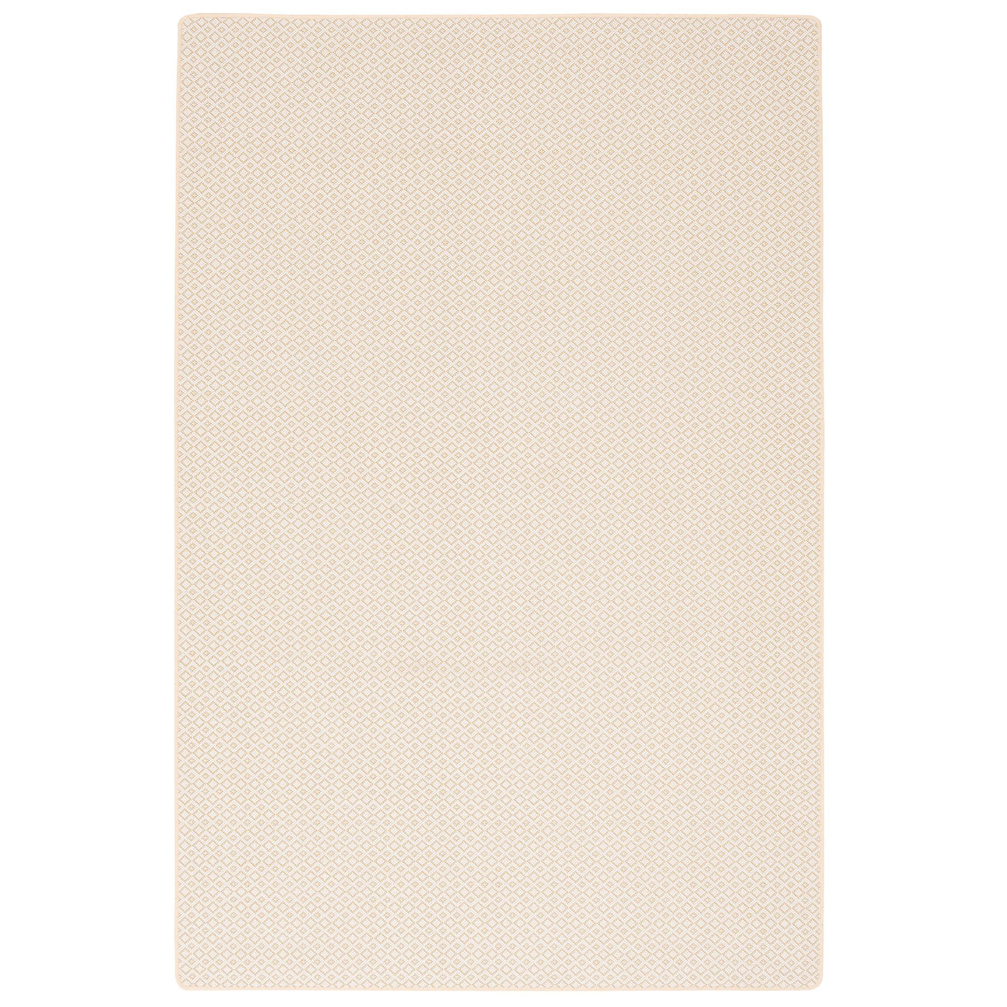IN & OUTDOOR TEPPICH FLACHGEWEBE OSLO KARO MODERN - Honig, Textil (80/240cm) - Snapstyle