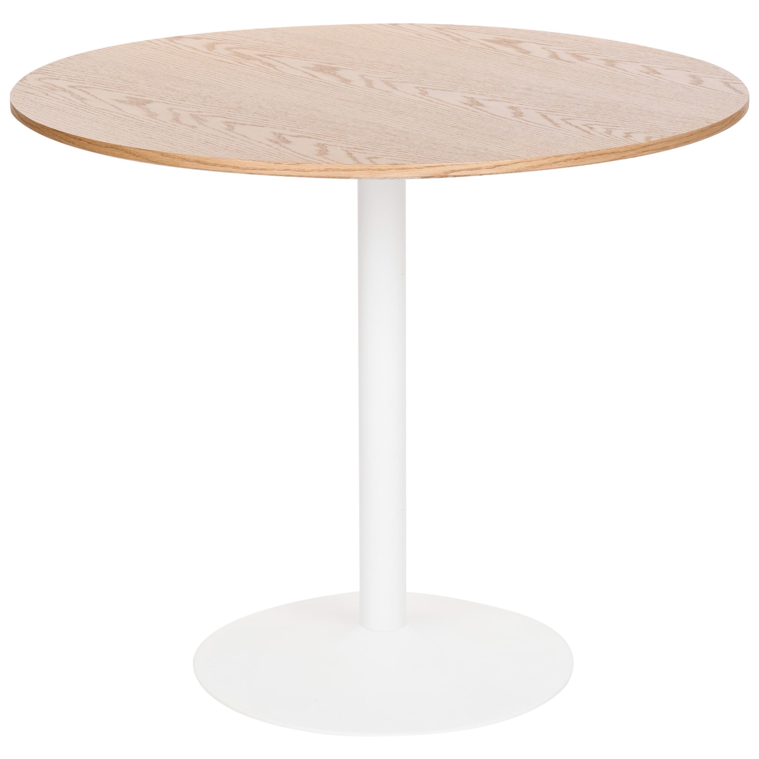 ESSTISCH Helle Eiche 90/90 cm Tino - Hellbraun, Holzwerkstoff (90/90/76cm) - Beliani