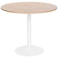 ESSTISCH Helle Eiche 90/90 cm Tino - Hellbraun, Holzwerkstoff (90/90/76cm) - Beliani