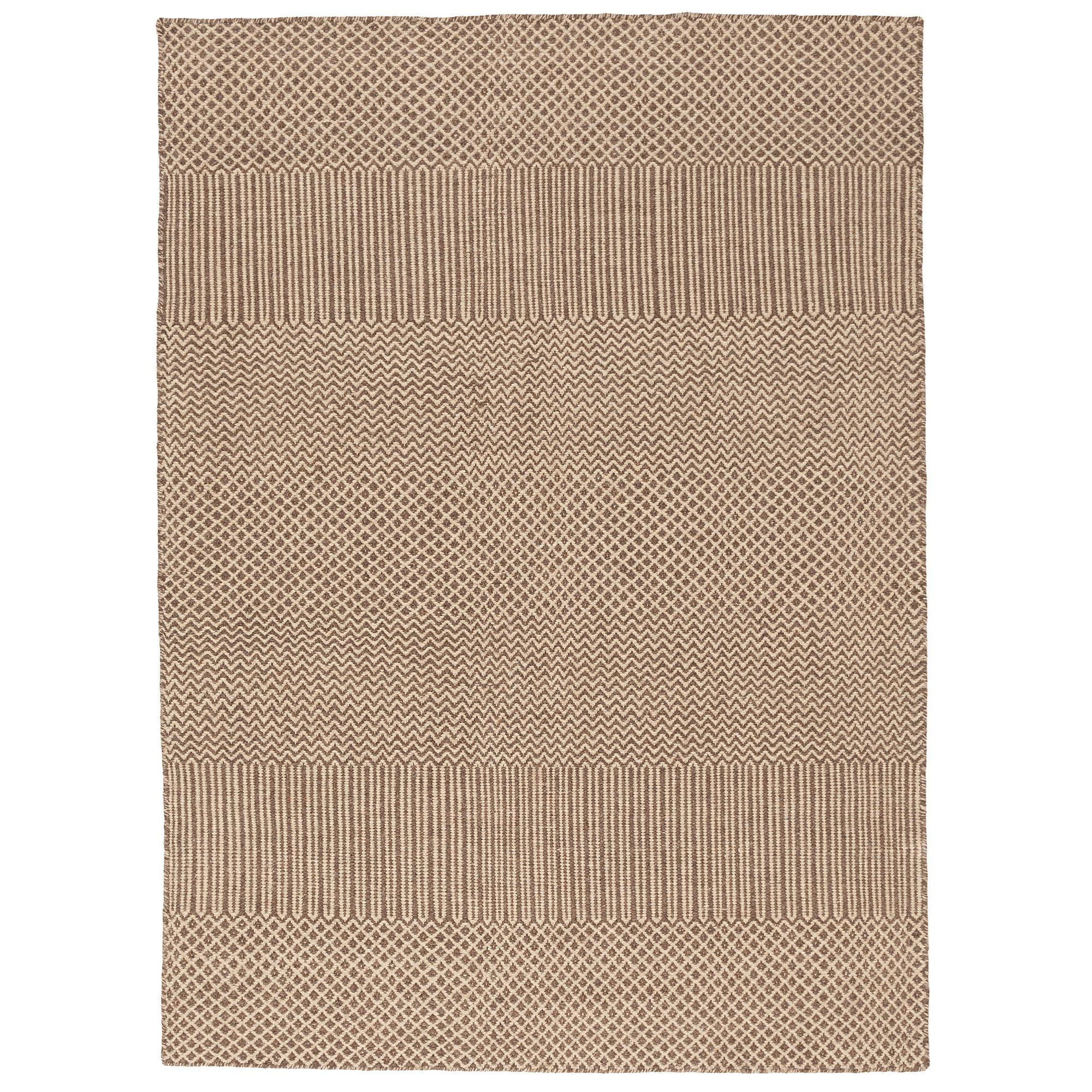 NATUR TEPPICH WOLLE RANA MELIERT - Beige, Textil (70/130cm) - Pergamon