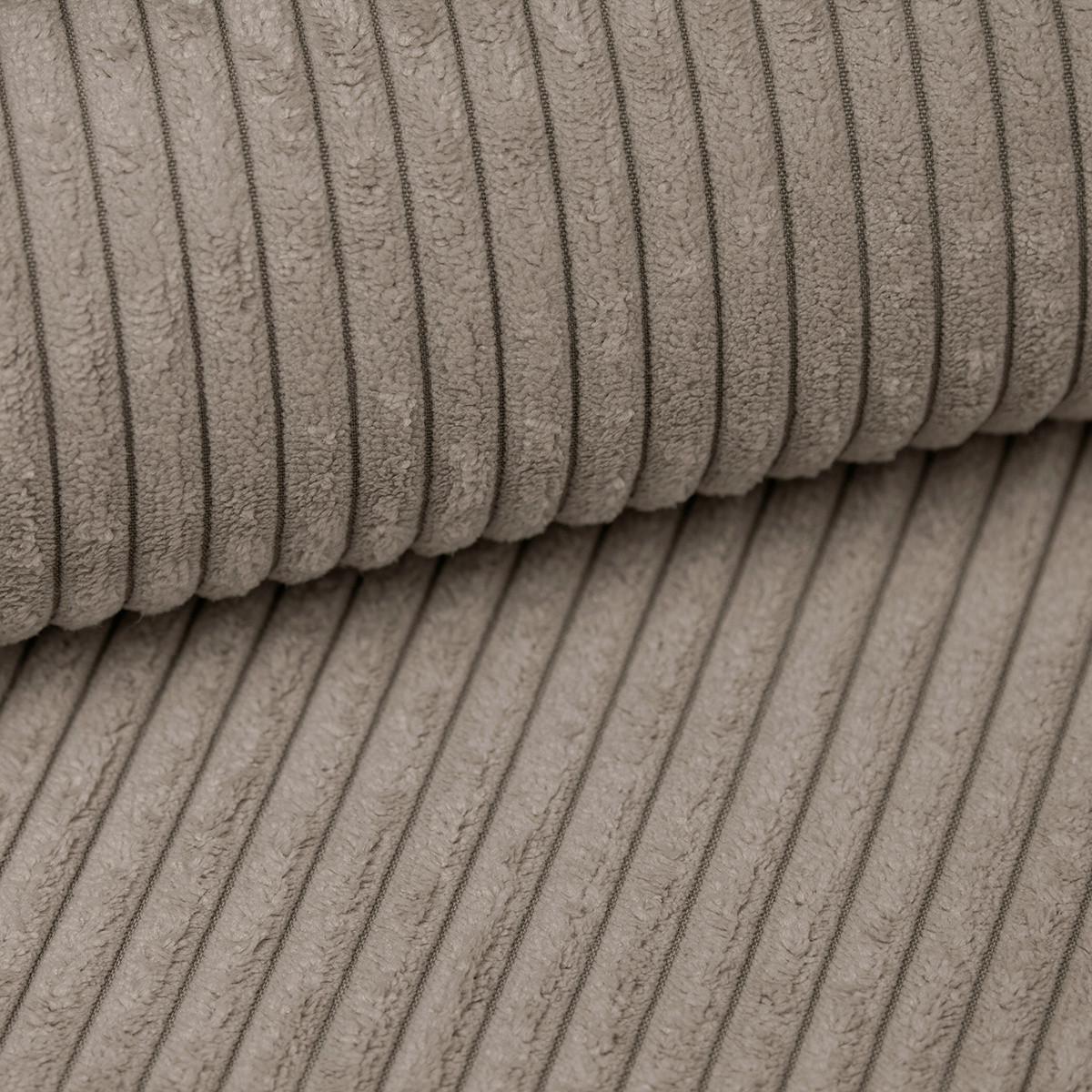 SOFA beige-braun Cord 2,5-Sitzer 200 cm, Couch mit Wellenfederung - Schwarz/Braun, Holzwerkstoff/Kunststoff (200/92/112cm) - Inn.Furn