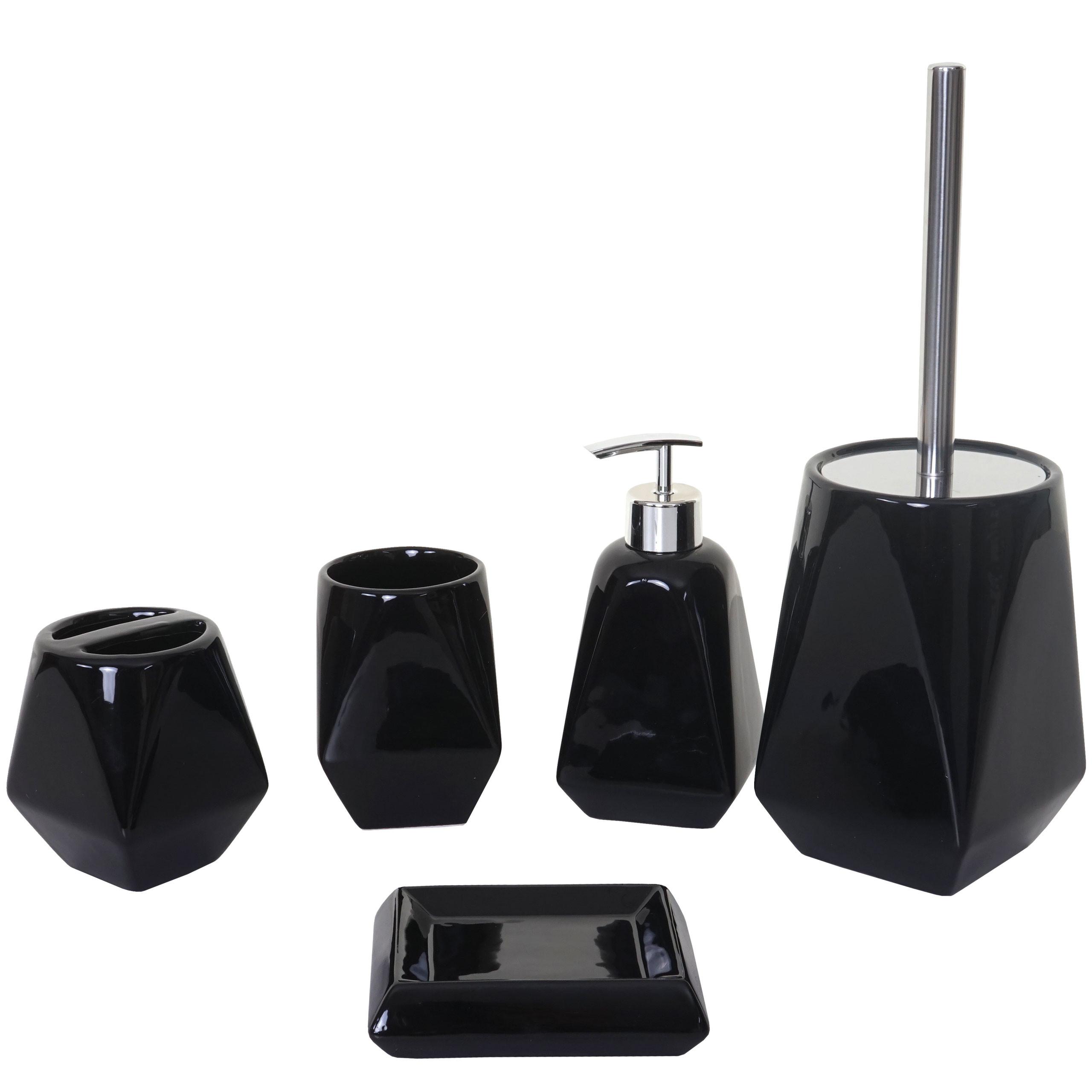 BADSET Schwarz - Schwarz, Keramik (10/33/10cm) - MCW