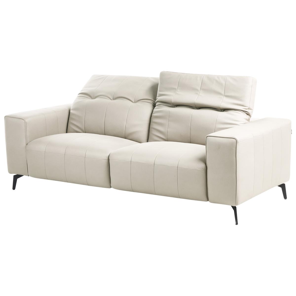 SOFA-SET 6-Sitzer Stoff Hellbeige Ommel - Beige/Schwarz, Textil (210/80/102cm) - Beliani