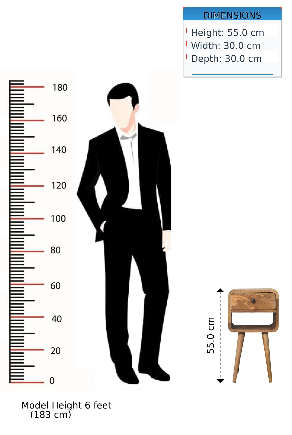 NACHTTISCH mit 1 Schublade, 1 offenes Fach, Beige - Eichefarben/Messingfarben, Holz/Metall (30/55/30cm) - Artisan Furniture