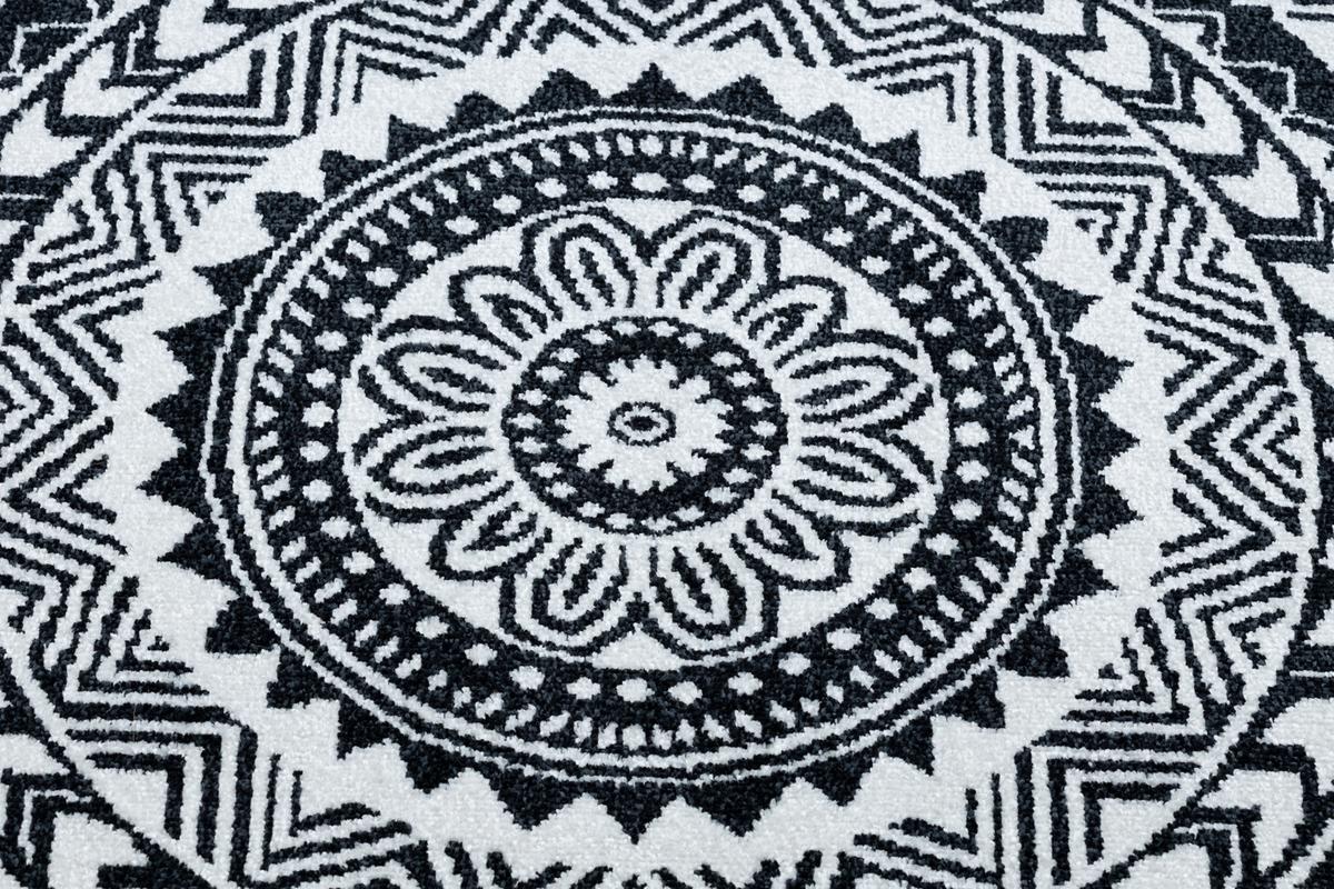 TEPPICH Fun 100 cm - Schwarz, Textil (100/100cm) - rugsX