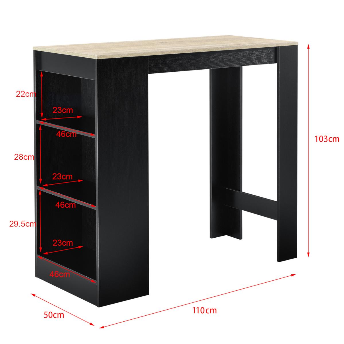 BARTISCH Kouvala - Multicolor, Holzwerkstoff (50/110/103cm) - [en.casa]