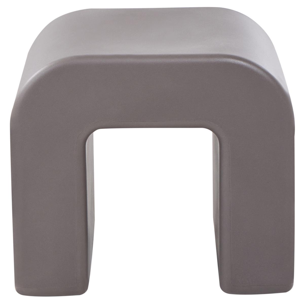 BEISTELLTISCH 2er-Set Taupe - Taupe, Kunststoff (41/45/40cm) - Beliani