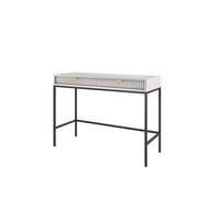 KONSOLENTISCH STELLARE 104/78/50 cm mit Schubladen, Grau - Grau, Holzwerkstoff (50/104/78cm) - MASSENO