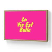 WANDLEUCHTE MIT AKKU Zitat - Retro - Rosa 60x40 cm - Pink, Holzwerkstoff (60/40/8cm) - OnlyWow