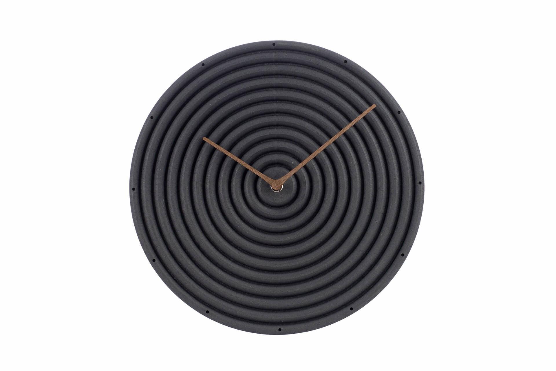 WANDUHR Design Schwarz 29/29 cm - Schwarz, Holzwerkstoff (29.2/29.2/1cm) - ONZENO