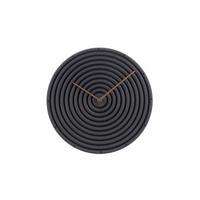 WANDUHR Design Schwarz 29/29 cm - Schwarz, Holzwerkstoff (29.2/29.2/1cm) - ONZENO