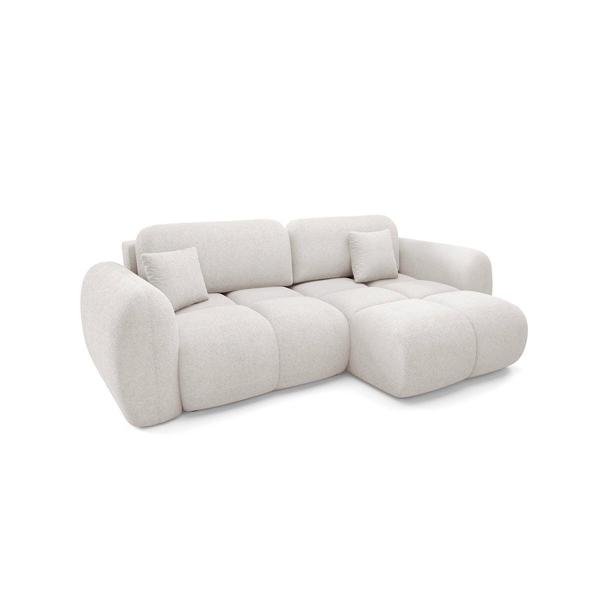 ECKSOFA Livio 3 Sitzplätze Weiß - Weiß, Holz (270/165cm) - Petits-meubles