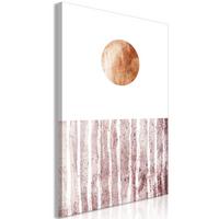 KUNSTDRUCK Braun 60/90 cm - Weiß/Braun, Textil (60/90cm) - KUNSTLOFT