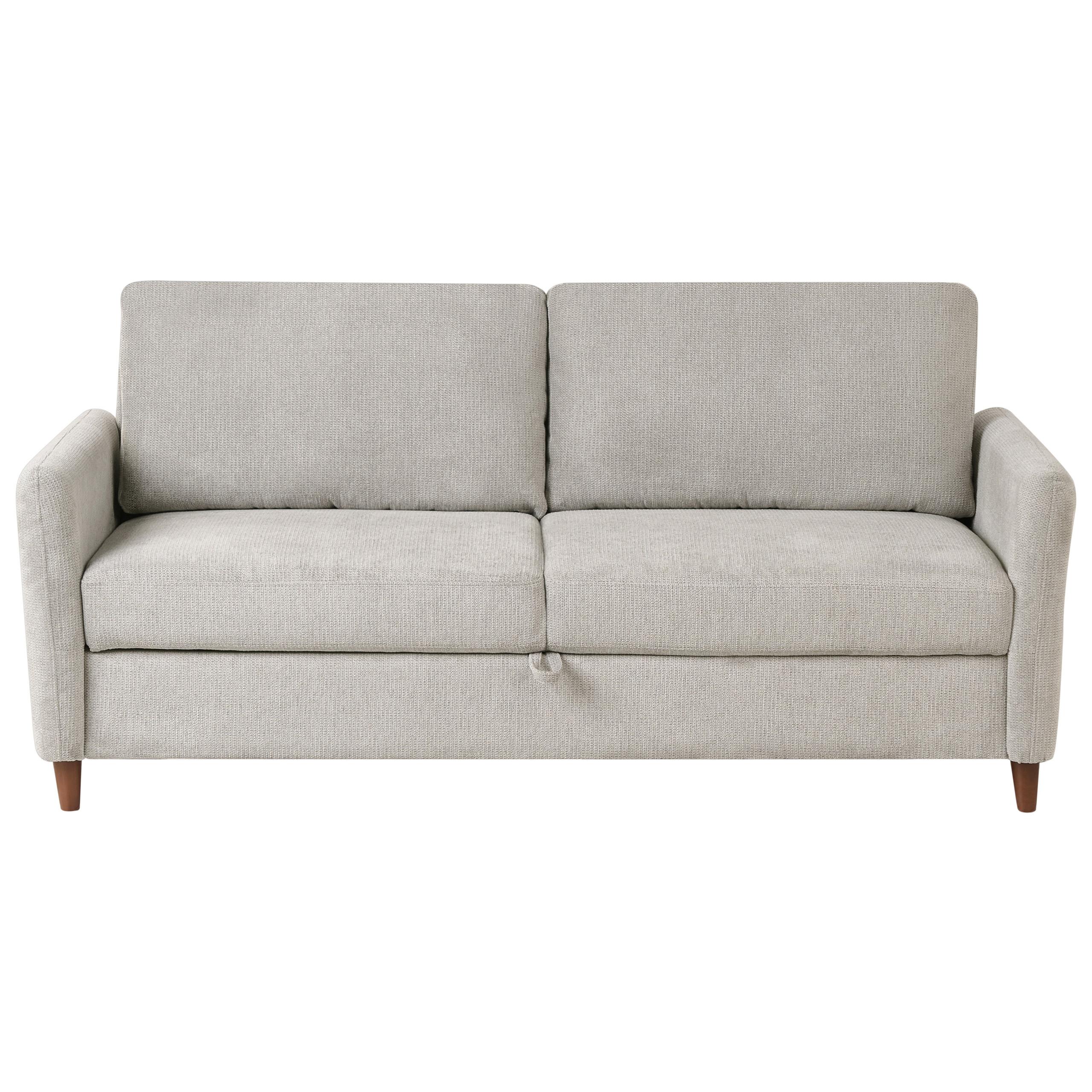 3-SITZER-SOFA Stoff Grau Mare - Grau, Textil (184/88/77cm) - Beliani