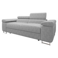 SOFA Torezio 2 Cord - Grau, Holz/Textil (198/90/102cm) - MIRJAN24
