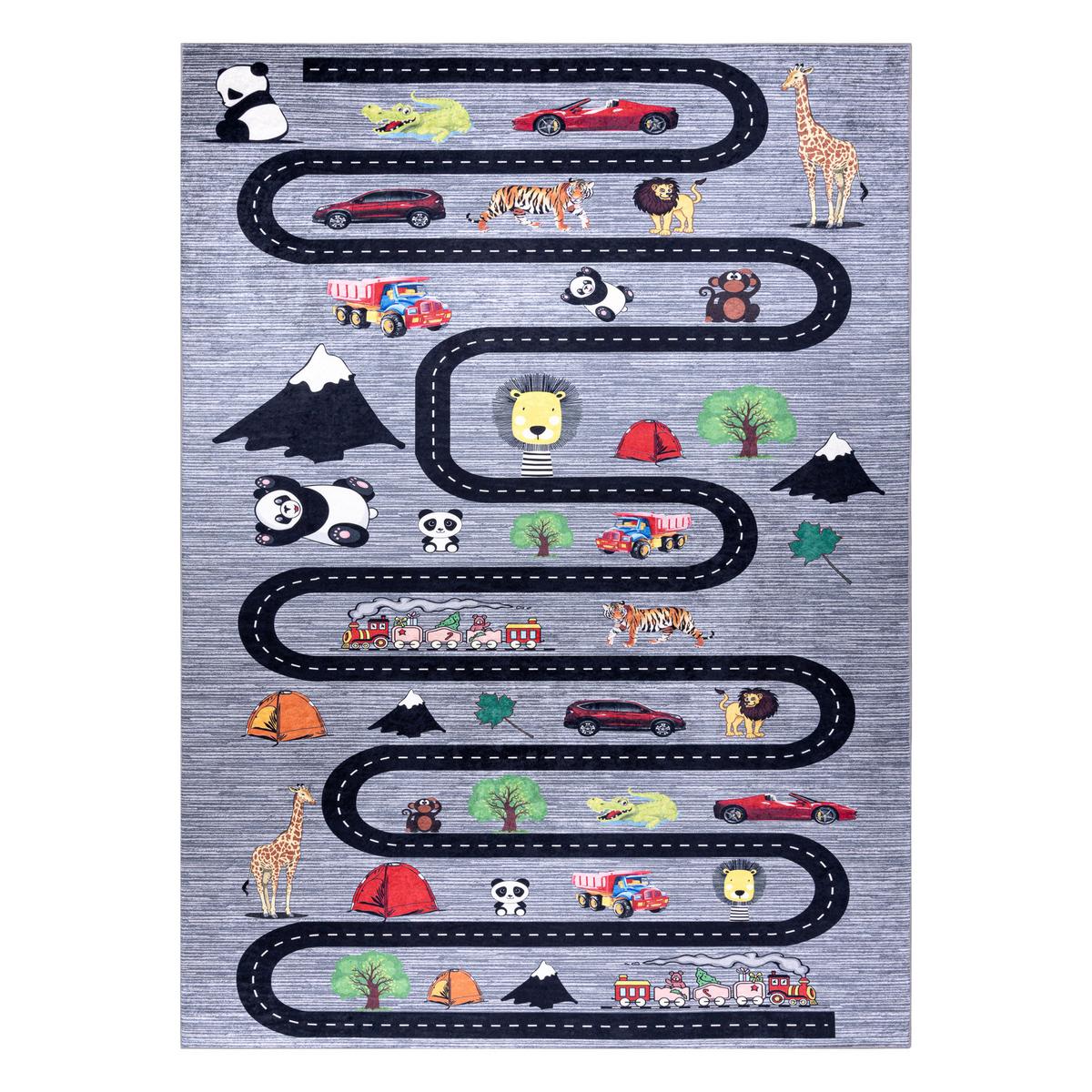 TEPPICH Bambino 140/190 cm - Anthrazit, Textil (140/190cm) - rugsX