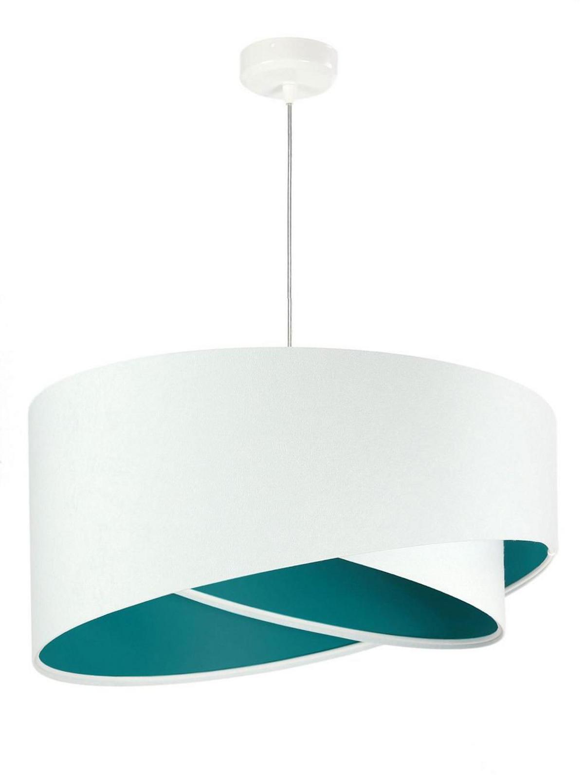 HÄNGELEUCHTE Petrol 50/23 cm - Petrol, Kunststoff (50/1/23cm) - ONZENO