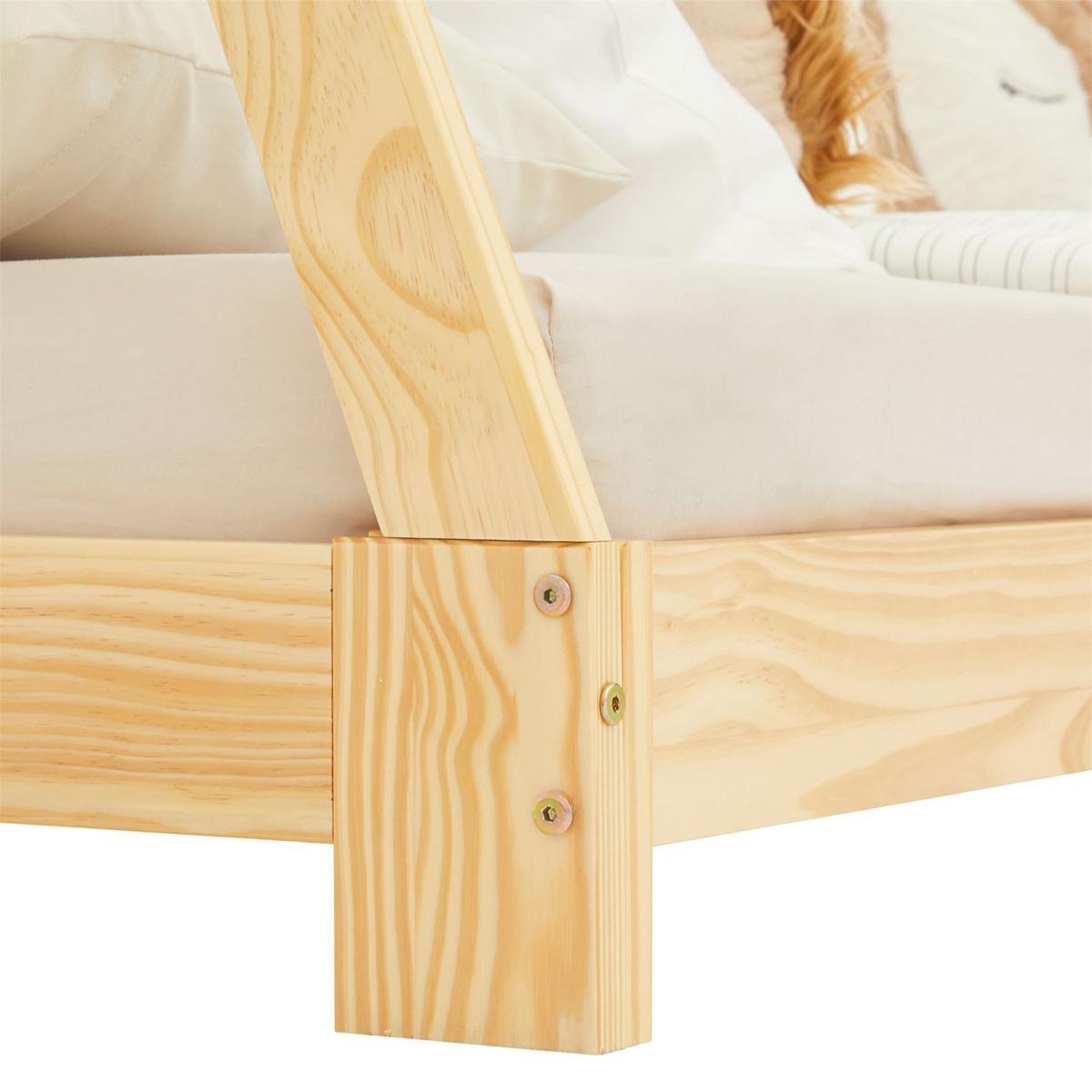 TIPIBETT ELIN 90X190 CM - Naturfarben, Holz (90/190cm) - IDIMEX