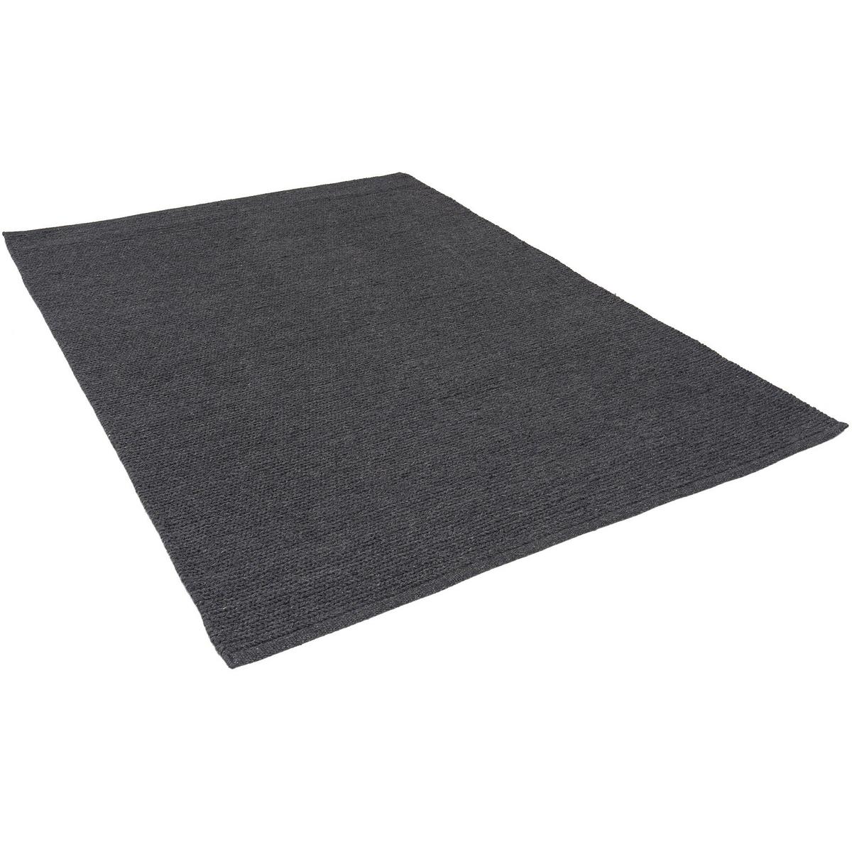 NATUR TEPPICH WOLLE SKARA - Anthrazit, Naturmaterialen (140/200cm) - Pergamon