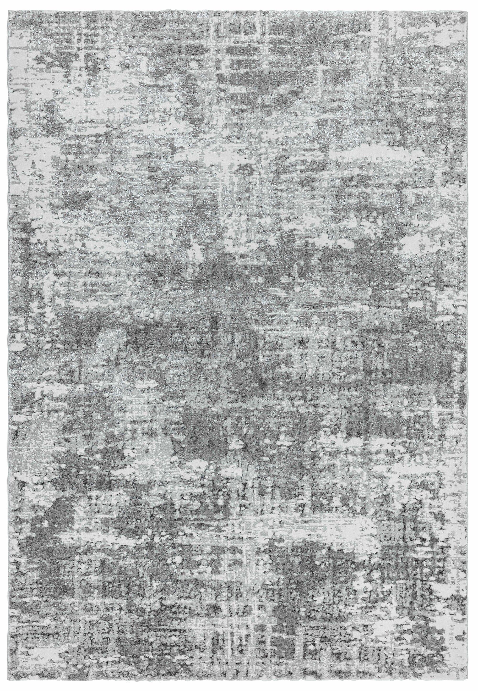 TEPPICH PARMA-Sorbolo, abstrakt, Silbergrau, 200 x 290 cm - Grau, Textil (290/200cm) - KADIMA DESIGN