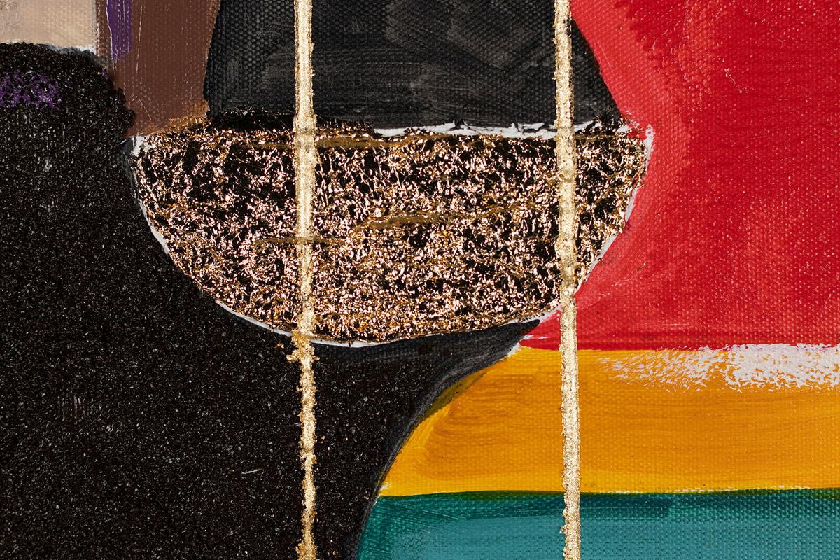 ACRYLBILD HANDGEMALT 50/75 cm - Beige, Holz/Textil (50/75cm) - KUNSTLOFT