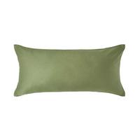 BIO-KISSENBEZUG Satin, Fadendichte 400 - Grün, Textil (40/80cm) - Homescapes