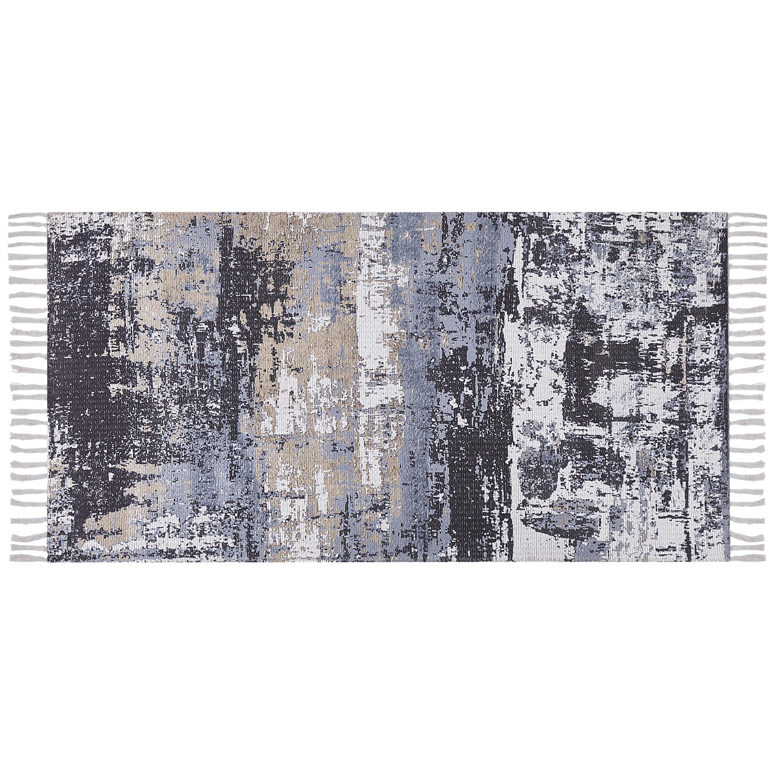 KURZFLOR-TEPPICH Konakli 150/80 cm - Multicolor, Kunststoff (80/150cm) - Beliani