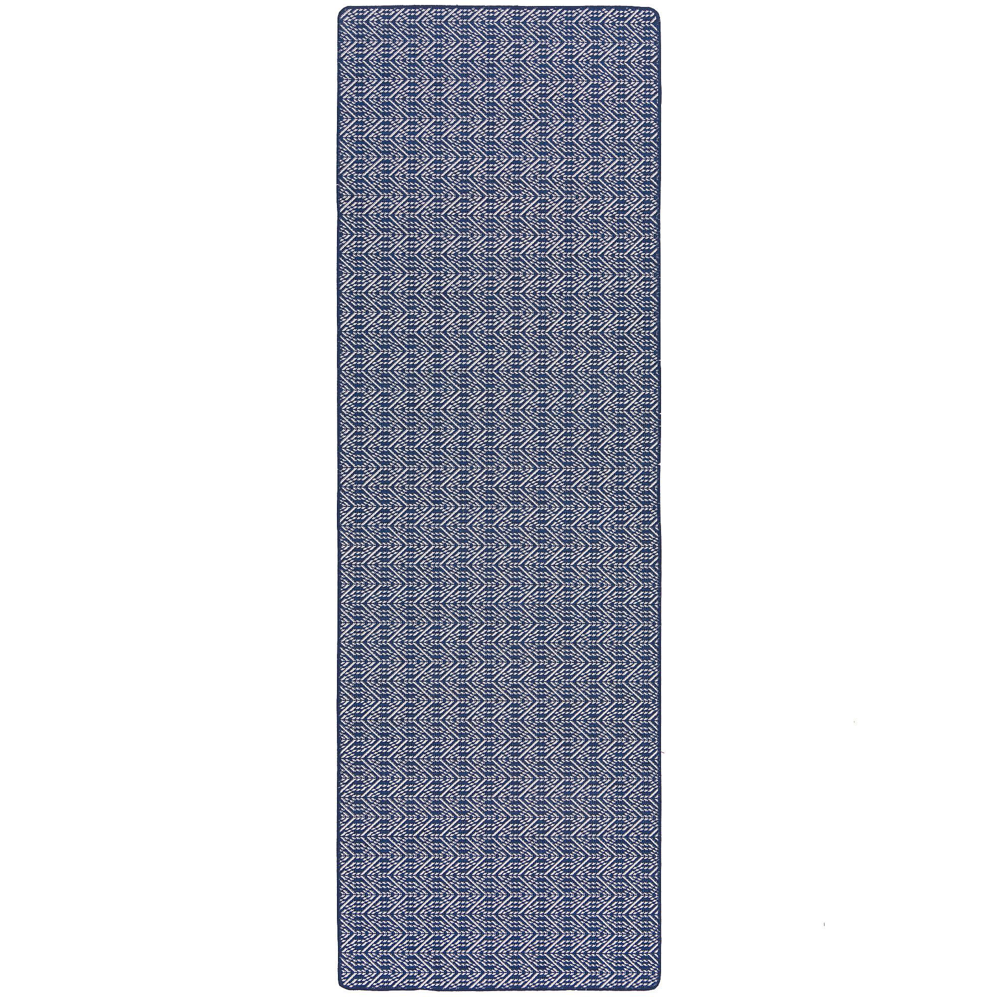 IN- UND OUTDOOR TEPPICH LÄUFER BEIDSEITIG CAPE COD - Dunkelblau, Textil (100/300cm) - Snapstyle