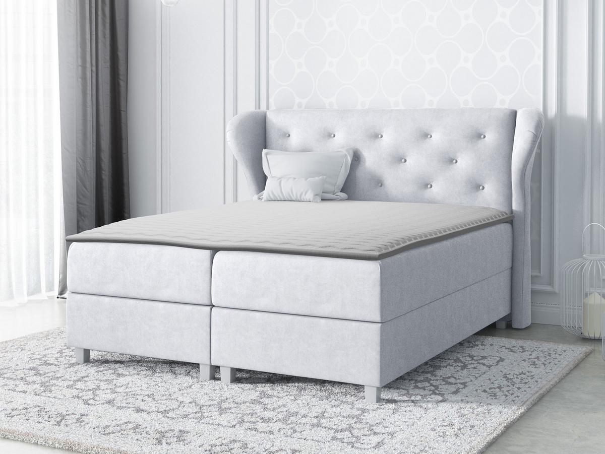 BOXBETT Bakarat - H3 - Grau, Holz (140/200cm) - MIRJAN24
