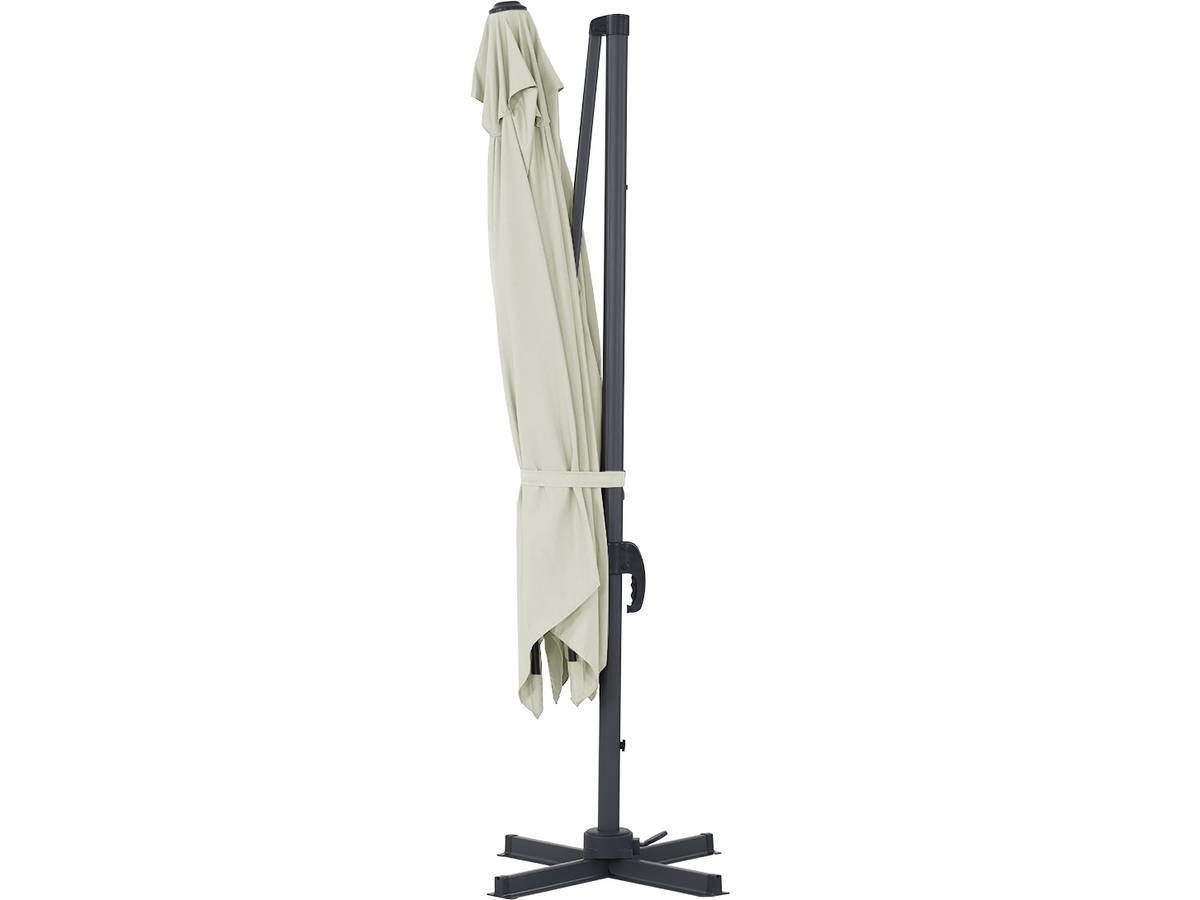 SONNENSCHIRM sun 3 Ekru - Beige, Metall (300/300cm) - Habitat Garten