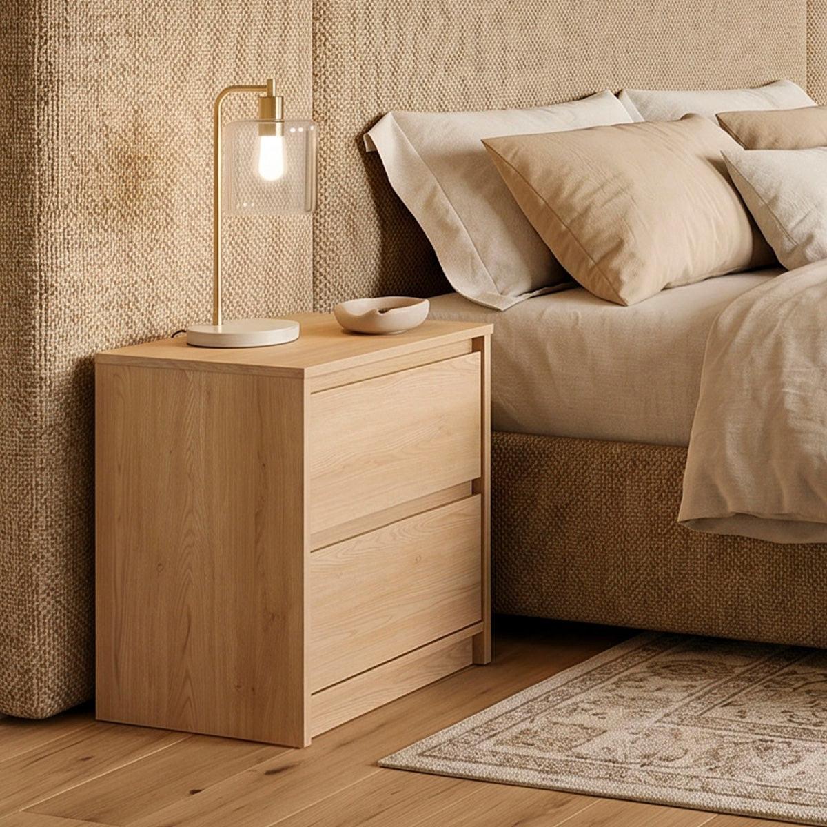 NACHTTISCH Beck Holz - Braun, Holzwerkstoff (47.2/61.1/39.8cm) - Petits-meubles