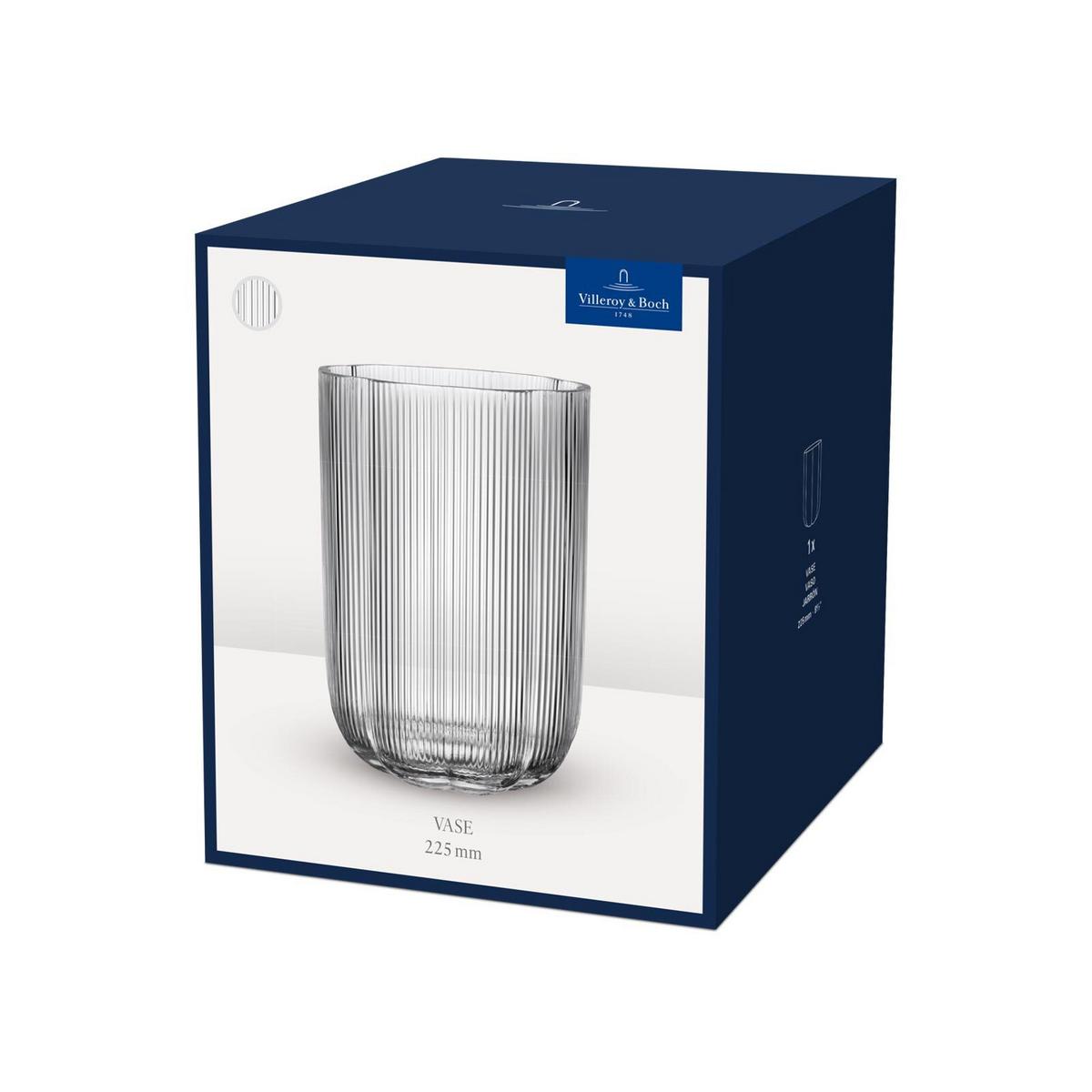 VASE Fleur transparent 22,5 cm - Transparent, Glas (16/22.5cm) - Villeroy & Boch