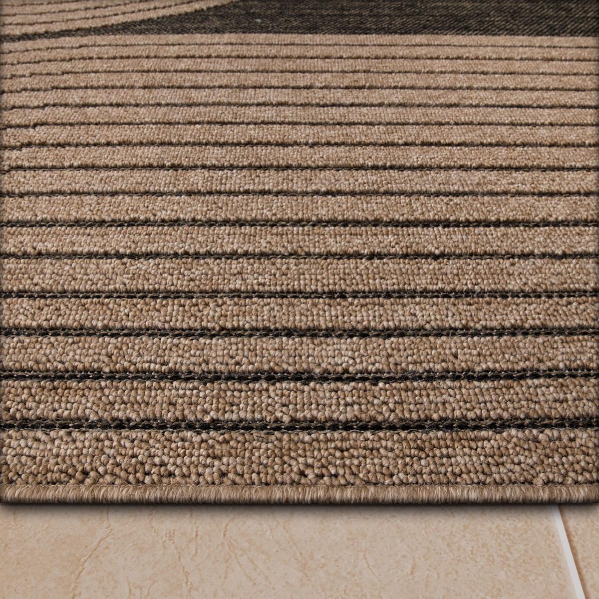 OUTDOORTEPPICH, in Naturoptik, aus Polypropylen, Anthrazit, 80 x 150 cm - Anthrazit, Textil (150/80cm) - KADIMA DESIGN