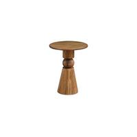 BEISTELLTISCH SORRENTO, Mango Massivholz, Ø 35 x 45 cm - Braun, Mangoholz/Holz (35/35/45cm) - KADIMA DESIGN
