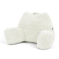RÜCKENLEHNE Lesekissen Teddybär - Weiß, Textil (74/63cm) - icon
