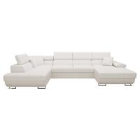 WOHNLANDSCHAFT Cotere Bis Premium, Seite: Links - Creme, Holz/Textil (345/91/202cm) - MIRJAN24