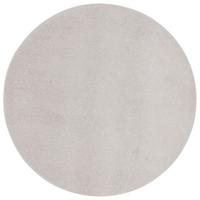 TREND VELOURS TEPPICH JOY RUND - Hellgrau, Textil (100/100cm) - Snapstyle